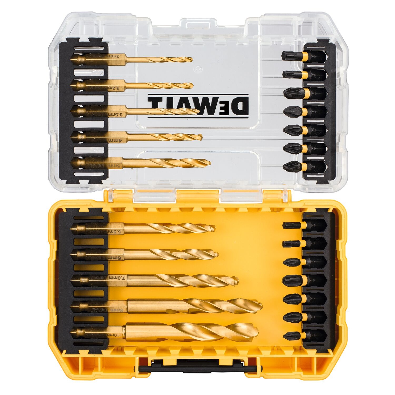 DEWALT ชุดดอกสว่านและดอกไขควง FLEXTORQ 24 ชิ้น DT70748T-QZ