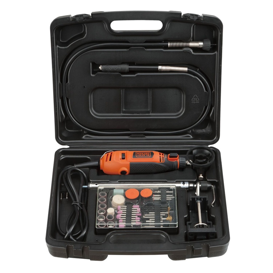 BLACK+DECKER เครื่องเจียรคอตรง 180W รุ่น RT18KA-B1