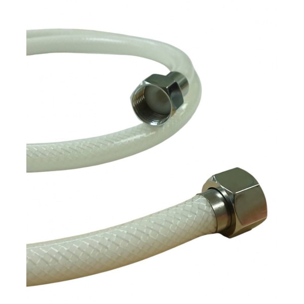 PIXO สายน้ำดีใยแก้วหัวน็อตทองเหลืองชุป รุ่น PVS 48 ขนาด 1/2x1/2x48 นิ้ว