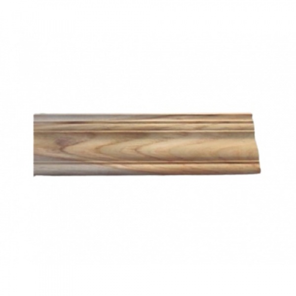 ไม้บัวบนไม้สัก ลายน้อย SJK55 5/8"x3"x1.80ม.