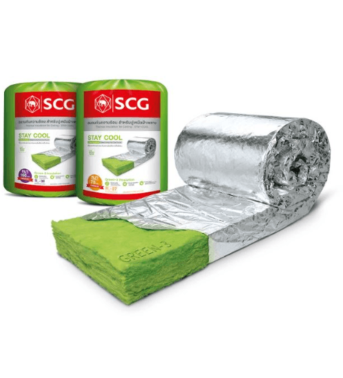 SCG ฉนวนกันความร้อนSTAY COOL รุ่น 75 มม.PREMIUM ขนาด 0.60 x 4 เมตร