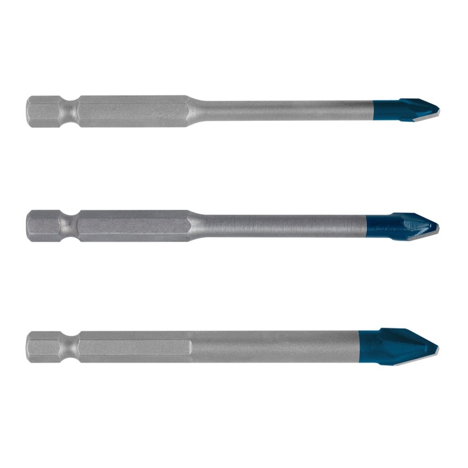BOSCH ชุดดอกสว่านเจาะกระเบื้อง/กระจก Hex-9 Pack3 (5,6,8mm) Expert