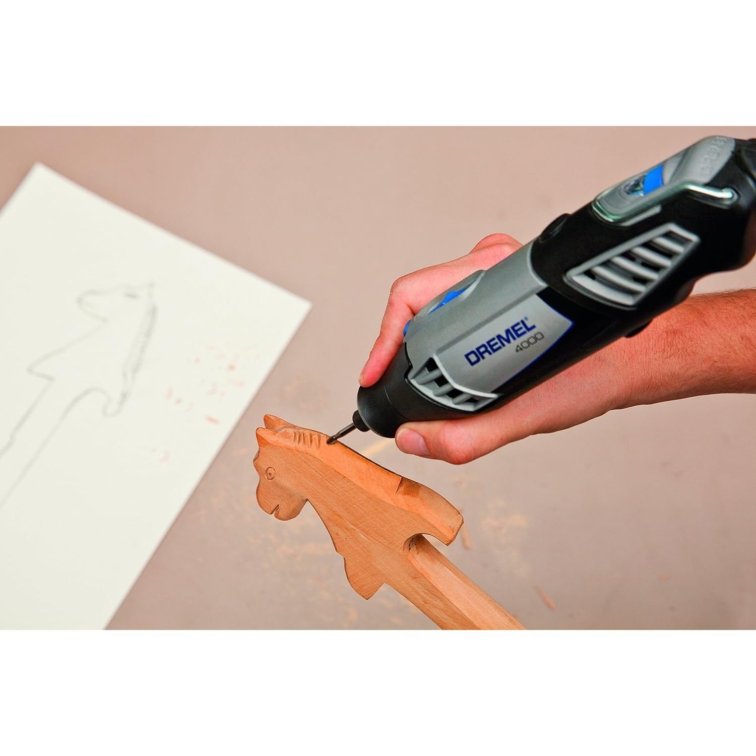 DREMEL ดอกแกะสลักไฮสปีด 7.8mm 2Pcs 115 DE