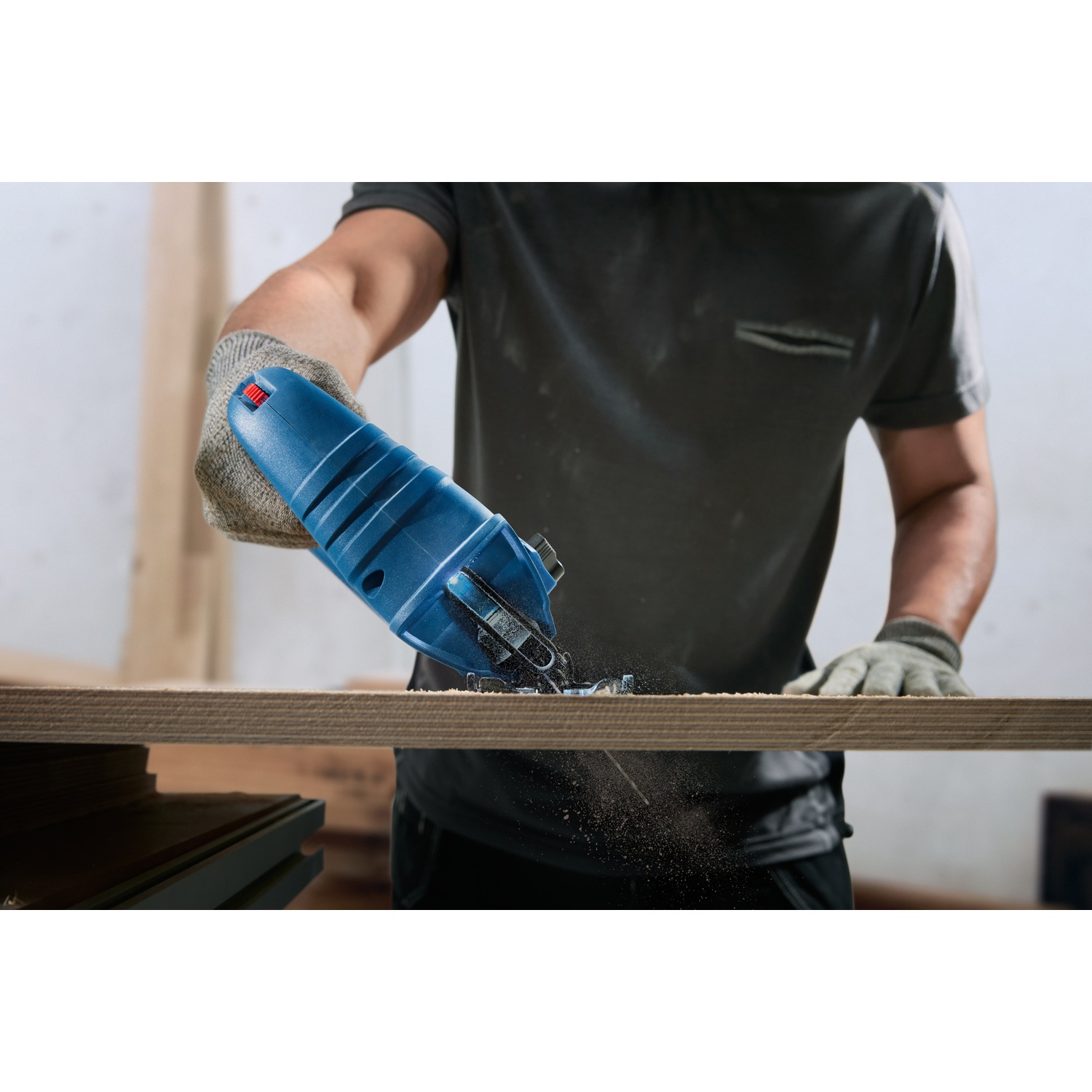 BOSCH จิ๊กซอว์ ไร้สาย 18V Brushless รุ่น GST183-Li (เฉพาะเครื่อง)