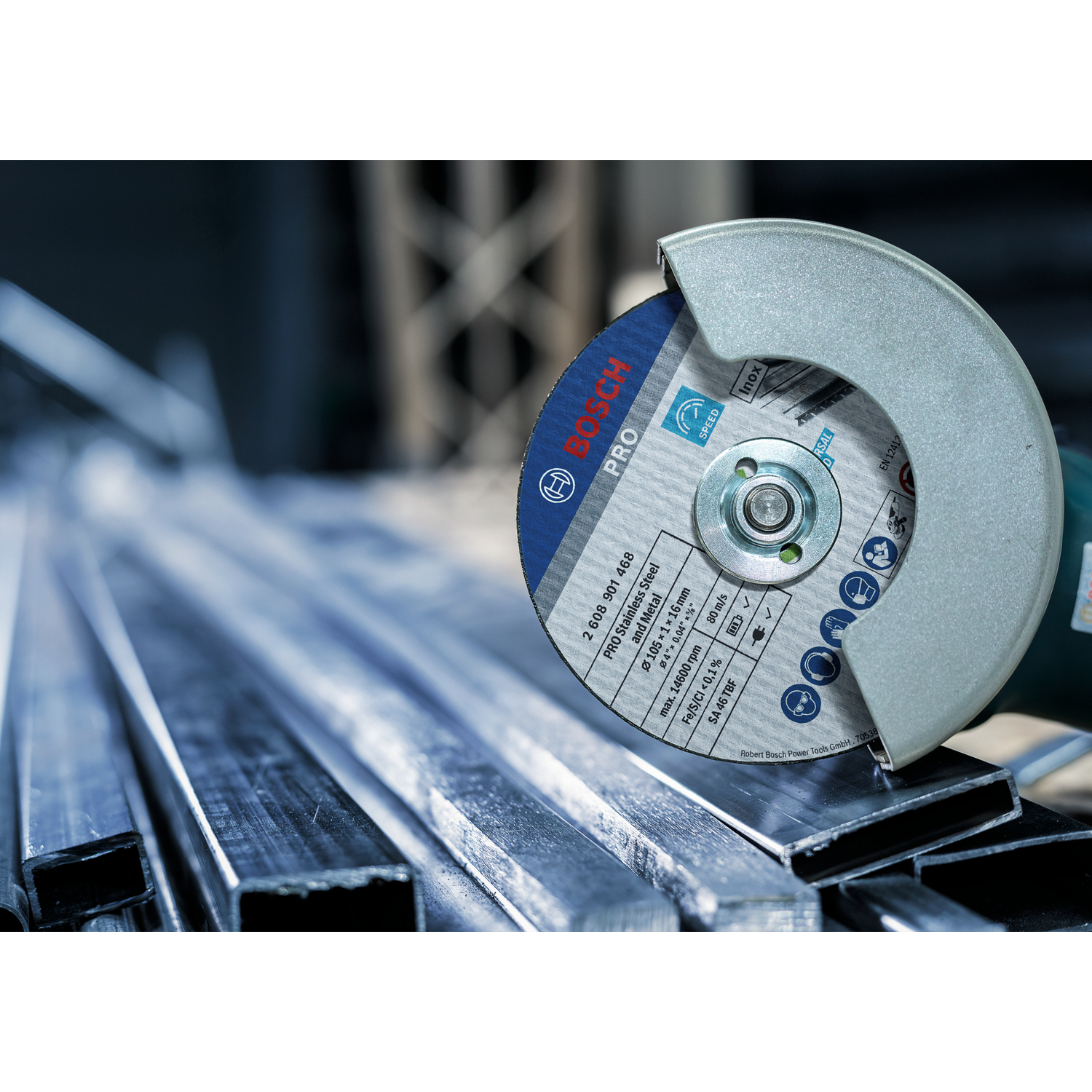 BOSCH ใบตัดสเตนเลส 4นิ้วx1.0x16mm #468