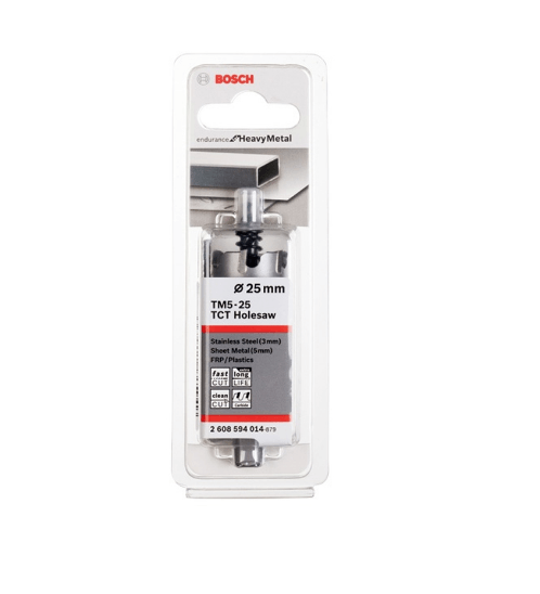 BOSCH โฮว์ซอว์ เจาะสแตนเลส/เหล็ก 25mm. #014