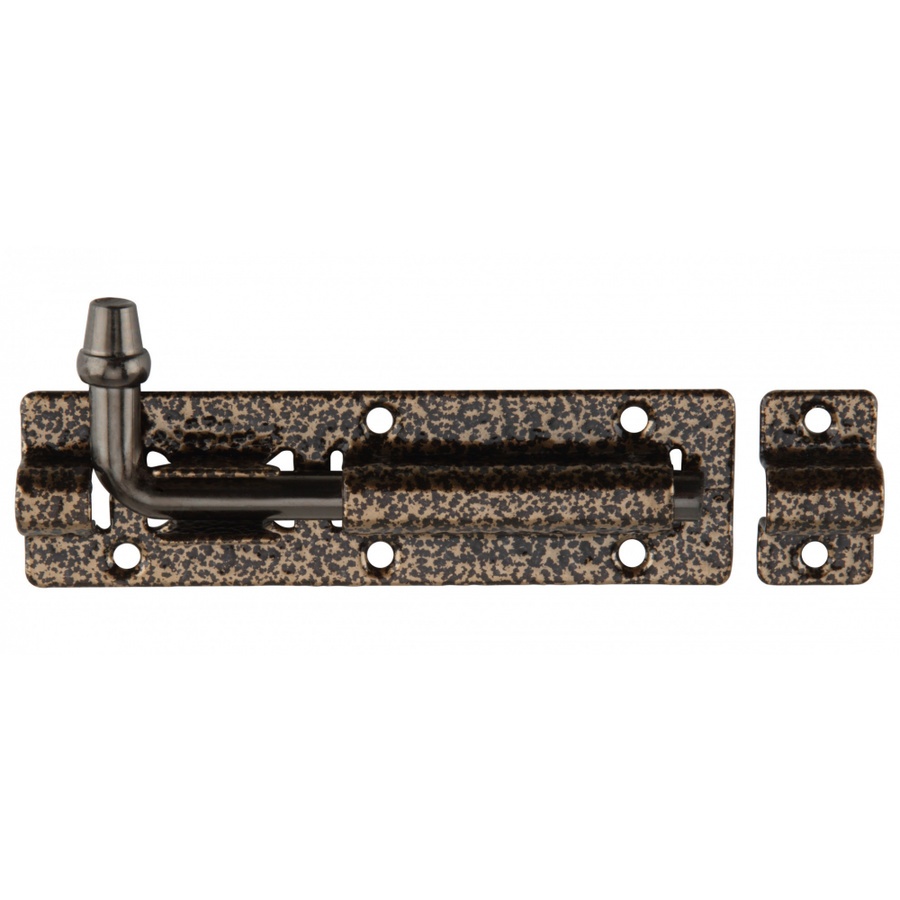 HAFELE กลอนทั่วไปเหล็ก 4" สีทองเหลืองรมดำลายคราม 489.71.308
