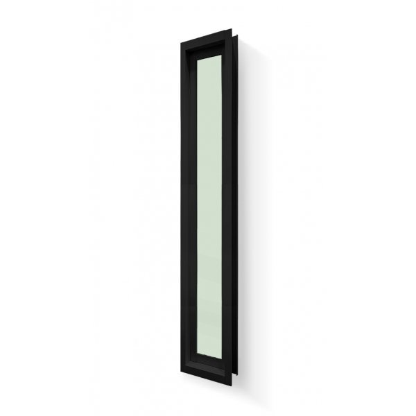 Alutech ช่องแสงอลูมิเนียม 200x40 cm. สีดำ