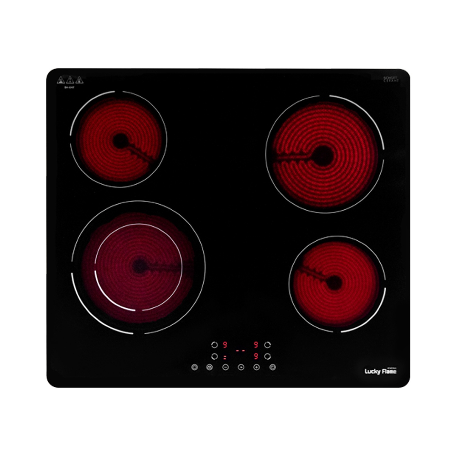 LUCKY FLAME ชุดเซ็ทเครื่องดูดควัน TR-601T+เตาฝัง BH-64IF