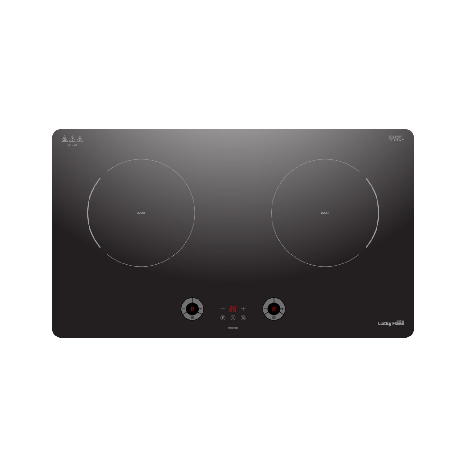 LUCKY FLAME ชุดเซ็ทเครื่องดูดควัน รุ่น RG-971T+ เตาฝัง BH-70IF(N)