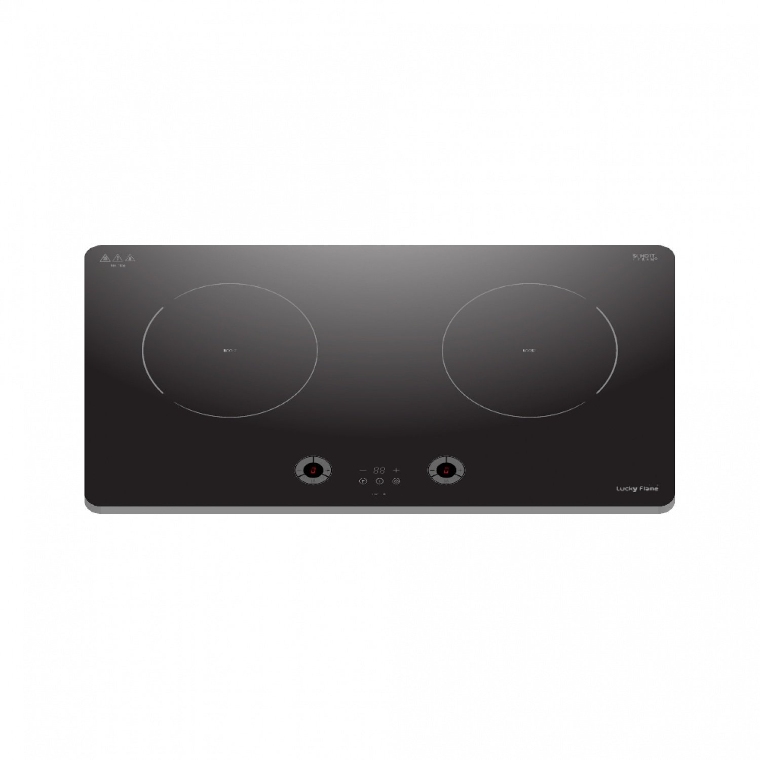 LUCKY FLAME ชุดเซ็ทเครื่องดูดควัน รุ่น RG-971T+ เตาฝัง BH-70IF(N)