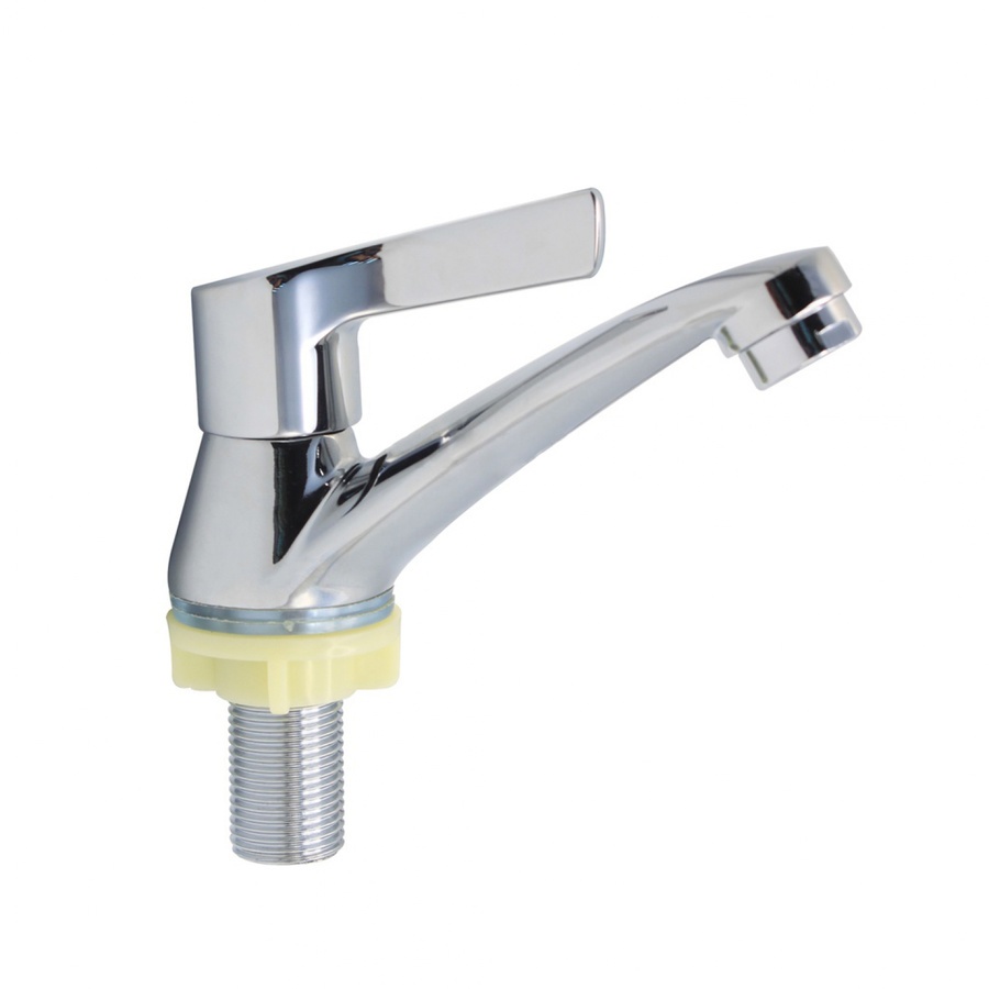 DONMARK ก๊อกอ่างล้างหน้า ด้ามปัด รุ่น MC401-6 สีโครเมี่ยม