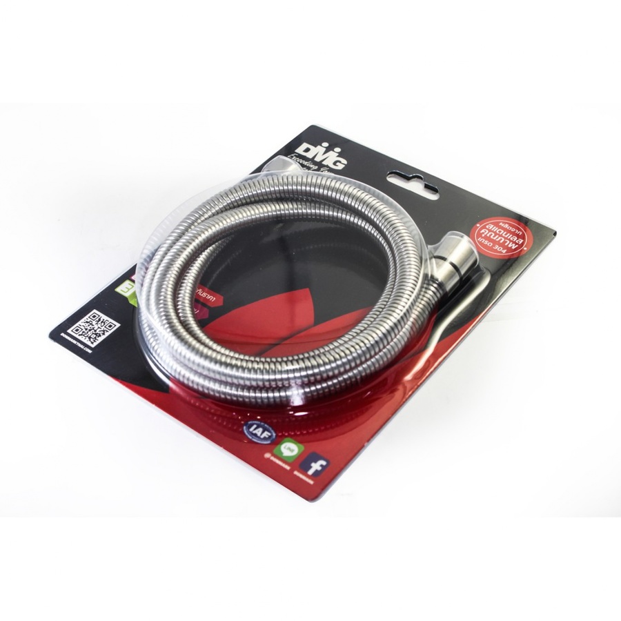 DMG สายฝักบัวสแตนเลส 304 รุ่น WP-SS120 ขนาด 120 cm.
