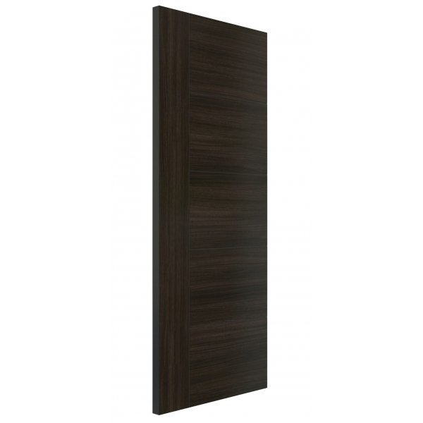 HOLZTUR ประตูปิดผิวเมลามีน HT1 100x200 ซม. X-DO สีดาร์กโอ๊ค