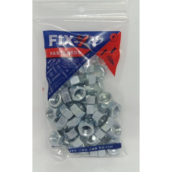 FIX-XY น็อตตัวเมีย M8 (25 ชิ้น/ถุง)