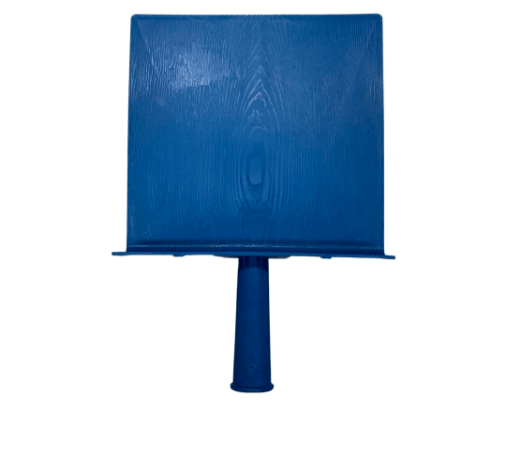W.PLASTIC กะบะปูน PP ขนาด 21x22 ซม. สีฟ้า