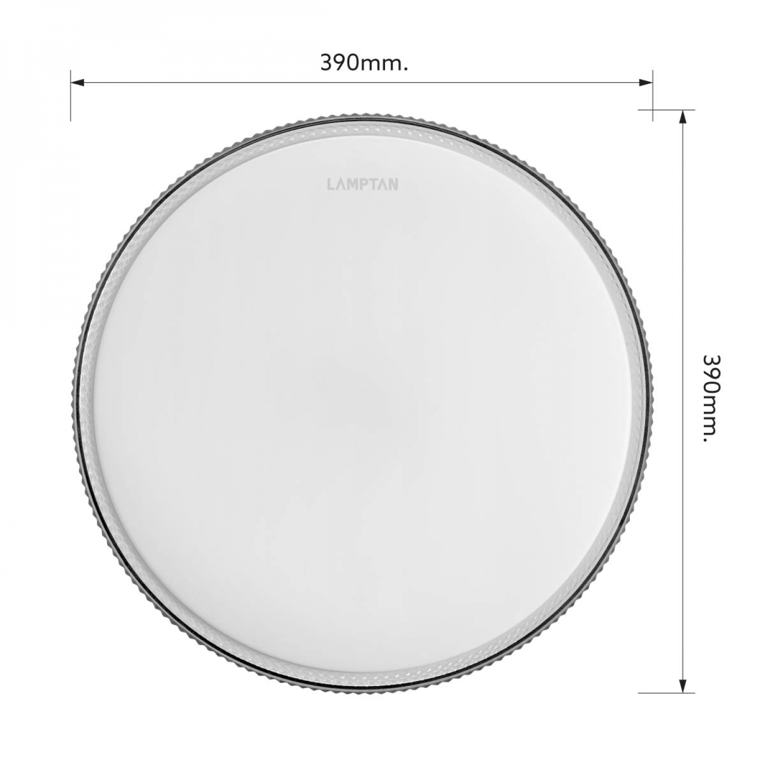 LAMPTAN โคมไฟเพดาน LED 36W รุ่น NOTCHLIGHT มัลติสมาร์ท