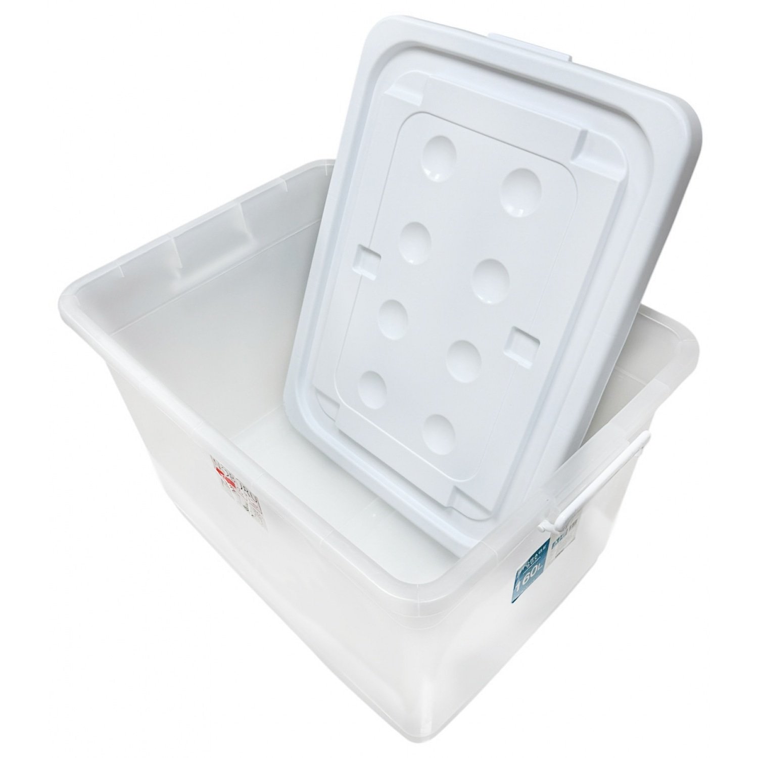 NOBURU กล่องเก็บของ 160L มีล้อ ขนาด 59x79x76 cm. รุ่น FG/G BOX#160 สีใส