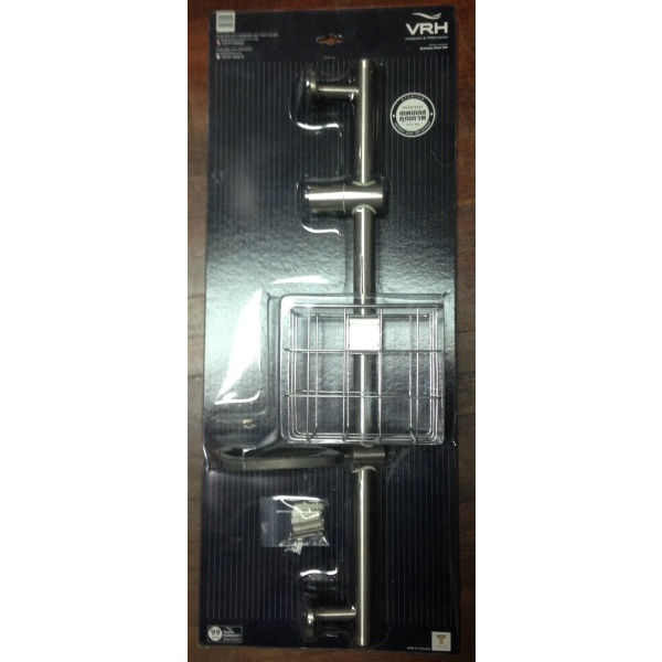 VRH ราวสไลด์ฝักบัวสเตนเลส 304 รุ่น FJVHP-00066S สีซาติน