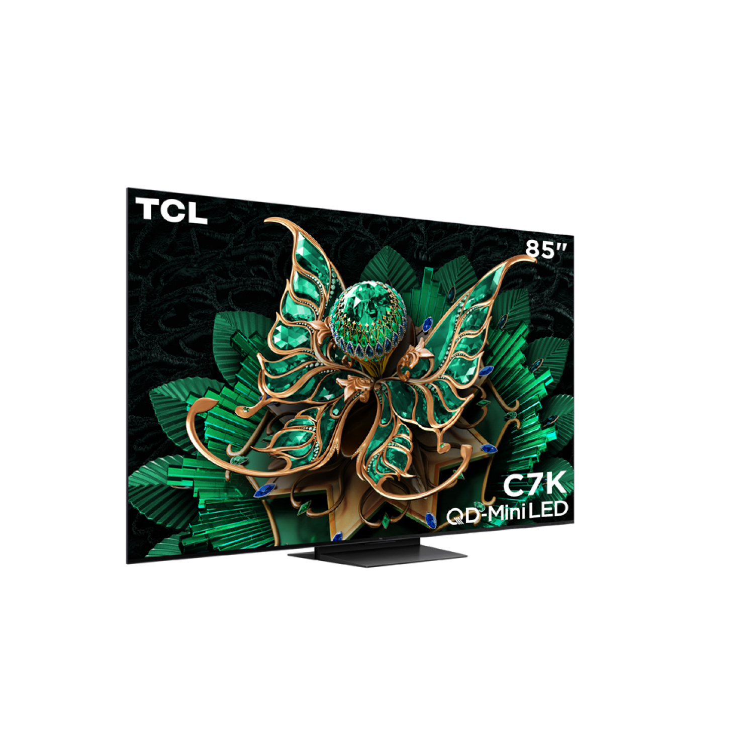 TCL โทรทัศน์ QD mini LED 4K TV ขนาด 85 นิ้ว รุ่น 85C7K สีดำ