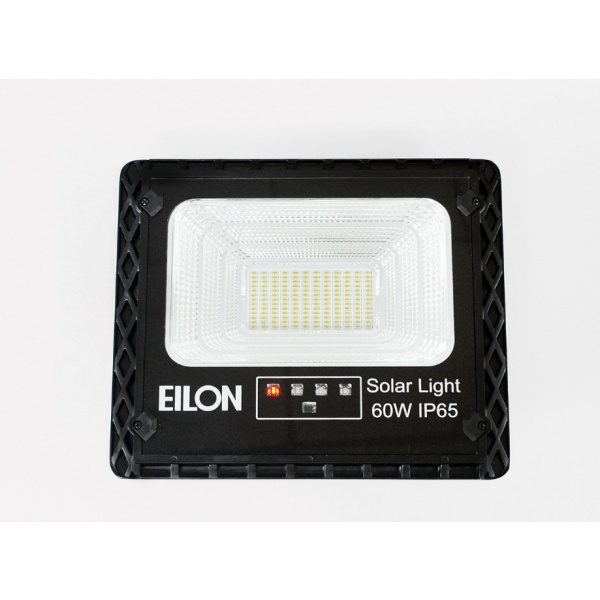 EILON โคมไฟฟลัดไลท์โซลาร์เซลล์ 60W DL รุ่น FDJ-60 แสงเดย์ไลท์