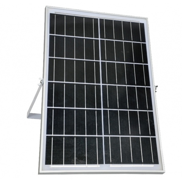 JD โคมไฟสปอร์ตไลท์โซลาร์เซลล์ 100W พร้อมรีโมท รุ่น JD88100 แสงเดย์ไลท์