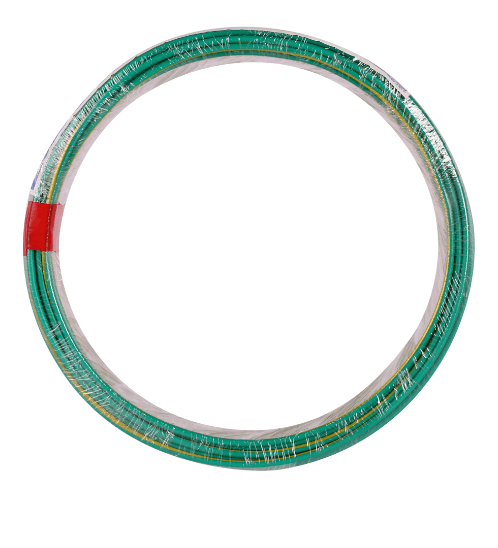 BCC สายไฟ THW 1x1.5 ตร.มม. 30 m. สีเขียวคาดเหลือง