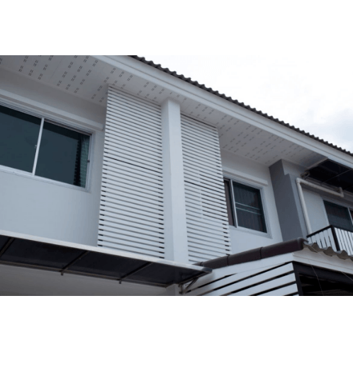 เฌอร่า ไม้ระแนง รุ่นขอบตรง ผิวเรียบ 0.8x10x300ซม. สีธรรมชาติ