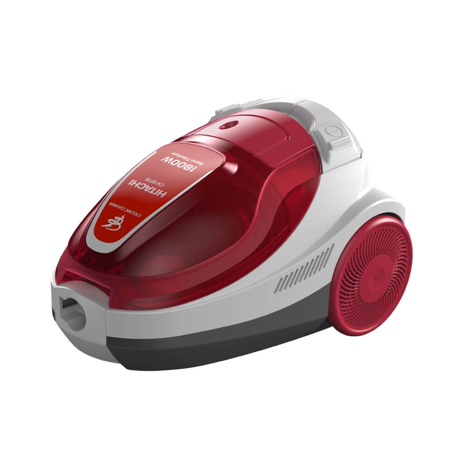 HITACHI เครื่องดูดฝุ่นแบบกล่อง 1800 วัตต์ รุ่น CV-SF18 RE สีแดง