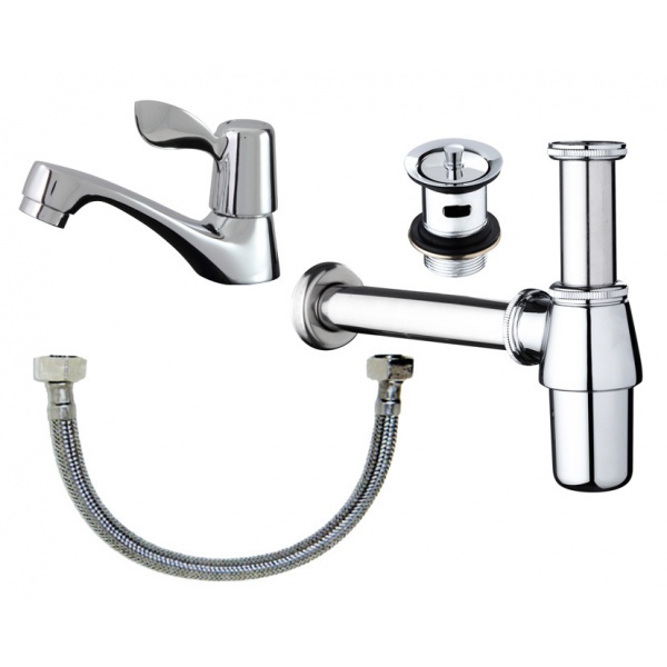 Karat Faucet ชุดเซ็ทก๊อกเดี่ยวอ่างล้างหน้า รุ่น KFA-002-100