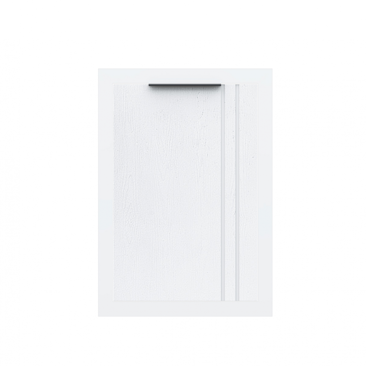 CLOSE Lumine บานซิงค์เดี่ยว uPVC 45x66 ซม. เซาะร่อง สีเพียวไวท์