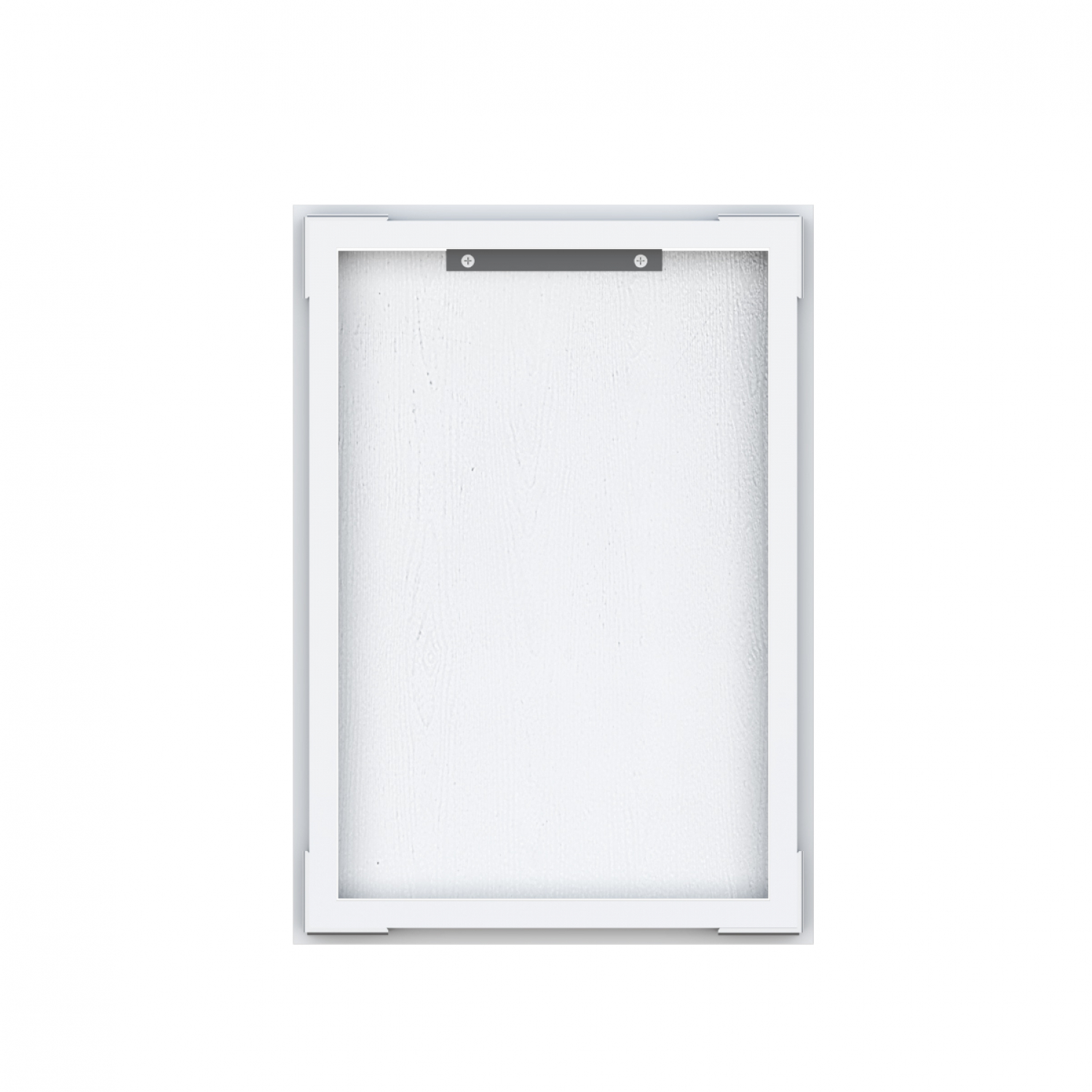 CLOSE Lumine บานซิงค์เดี่ยว uPVC 45x66 ซม. เซาะร่อง สีเพียวไวท์