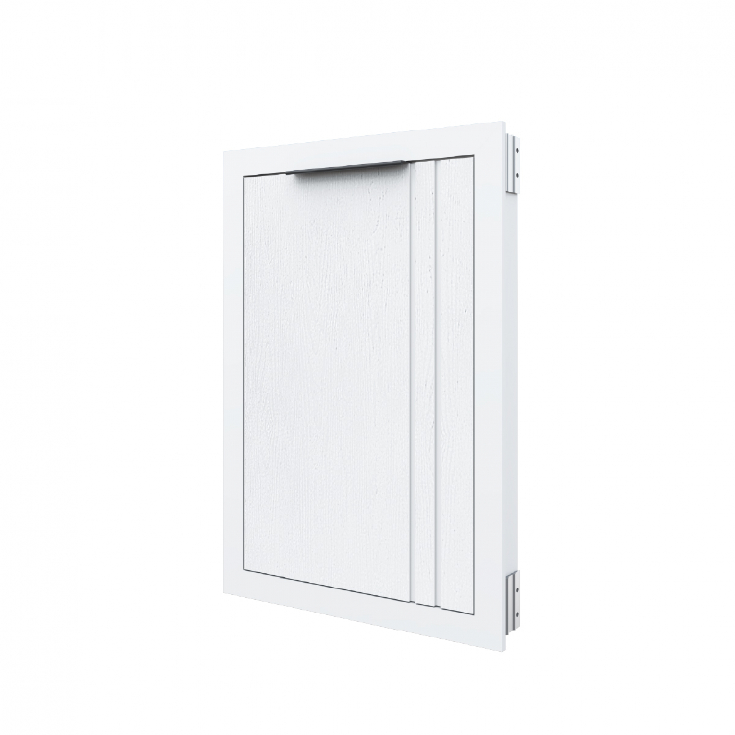CLOSE Lumine บานซิงค์เดี่ยว uPVC 45x66 ซม. เซาะร่อง สีเพียวไวท์