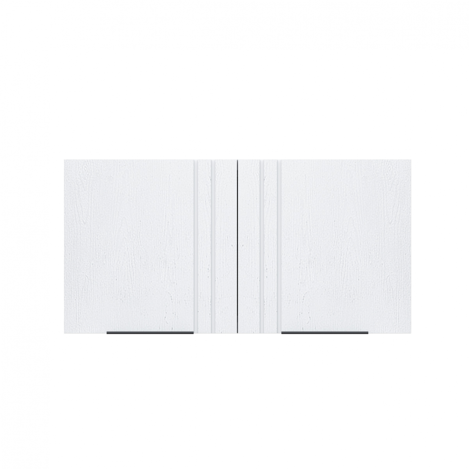 CLOSE Lumine ตู้แขวนคู่เสริม uPVC 80x40 ซม. เซาะร่อง สีเพียวไวท์