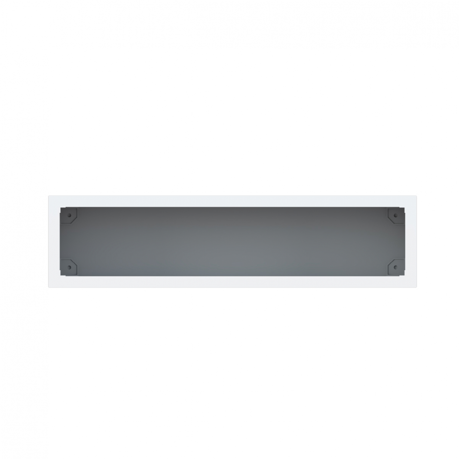 CLOSE Lumine ช่องแขวนเสริม uPVC 80x20x30 ซม. เซาะร่อง สีเพียวไวท์