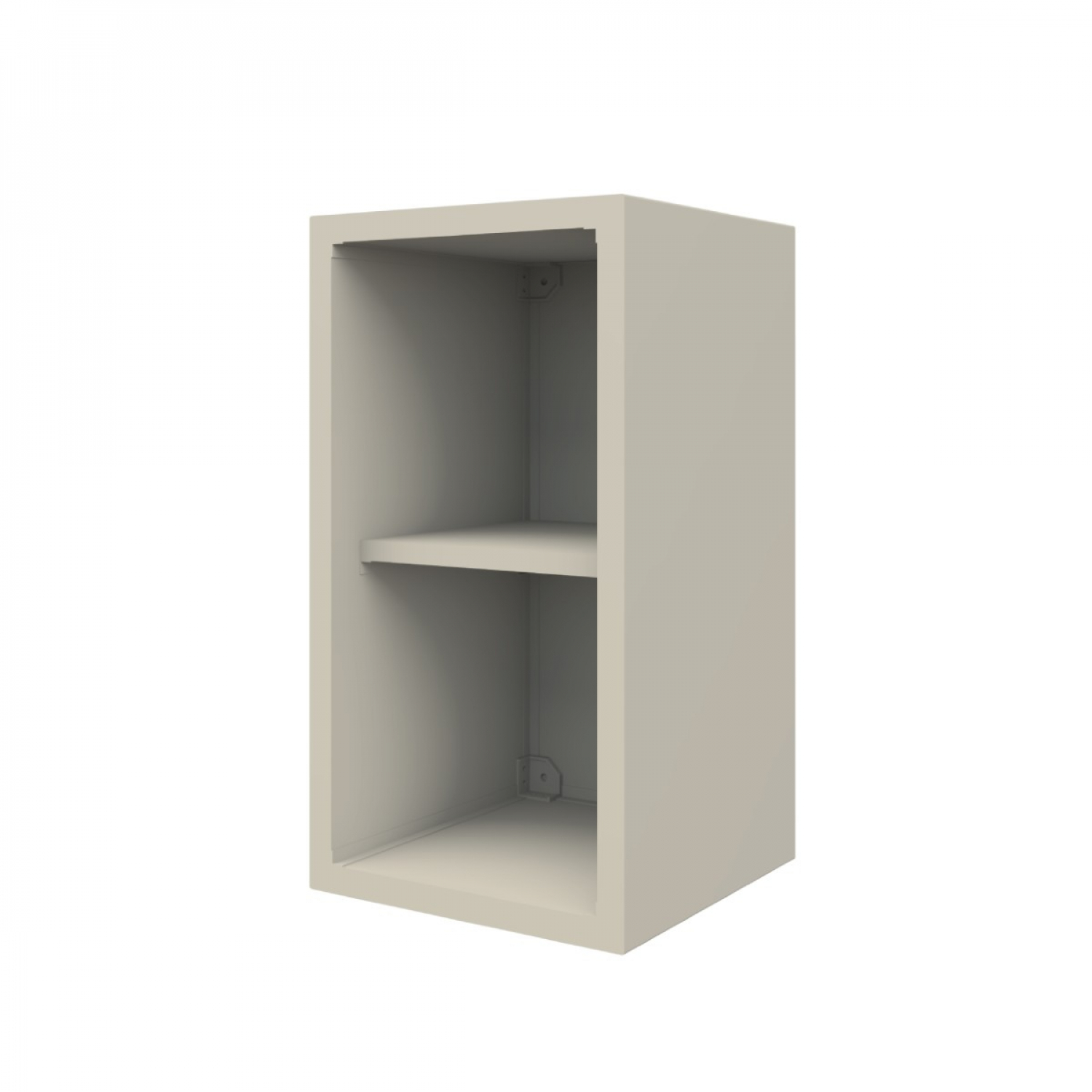 CLOSE Lumine ชั้นเข้ามุม uPVC 30x60x33 ซม. เซาะร่อง สีอัลมอนด์
