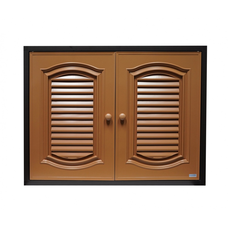 CLOSE ตู้แขวนคู่ PVC CASTELLO 86x66x34 CM. สีสัก
