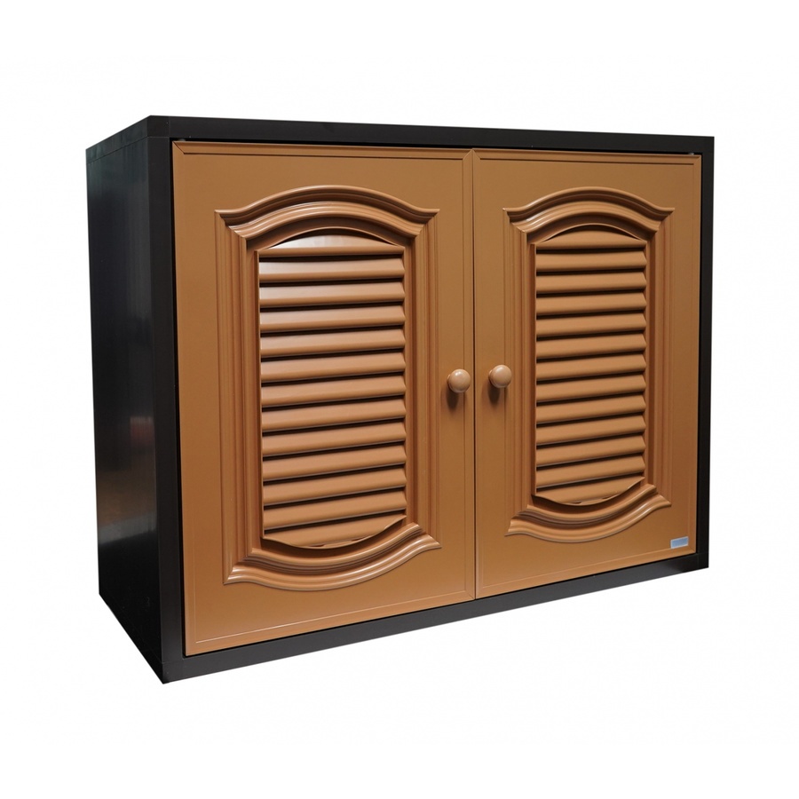 CLOSE ตู้แขวนคู่ PVC CASTELLO 86x66x34 CM. สีสัก