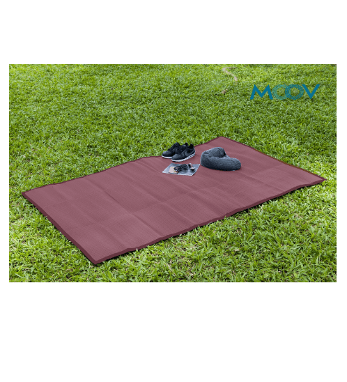 เสื่อกระเป๋า MOOV 1.3 x 1.8 m สีน้ำตาลเข้ม