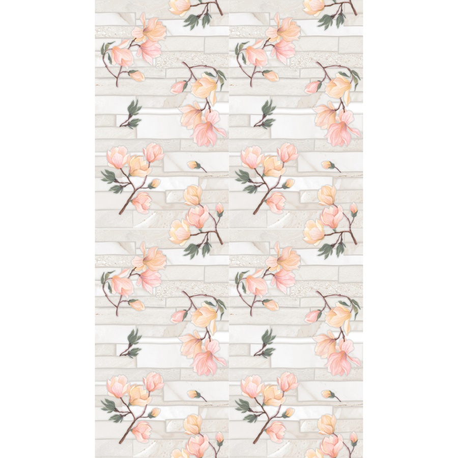 MARBELLA 25X40 ซม. กระเบื้องบุผนัง เมฆซร้องผกา-พิ้งค์ (MB) (10P) gloss A