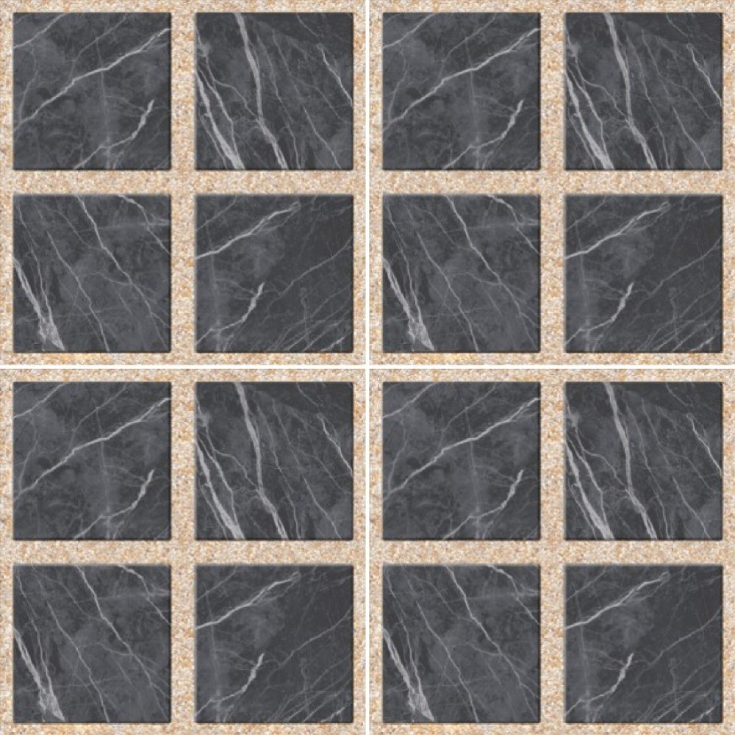 Marbella 40X40 ซม. กระเบื้องปูพื้น รุ่น ลานเศรษฐี เทา (MB) (6P) Matt A