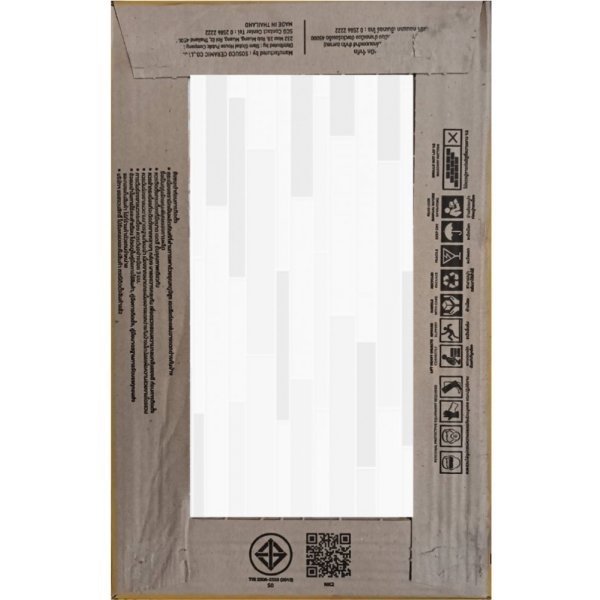 Marbella 25X40 ซม. กระเบื้องปูผนัง รุ่น แวววิเชียร เทา (MB)(10P) Gloss A