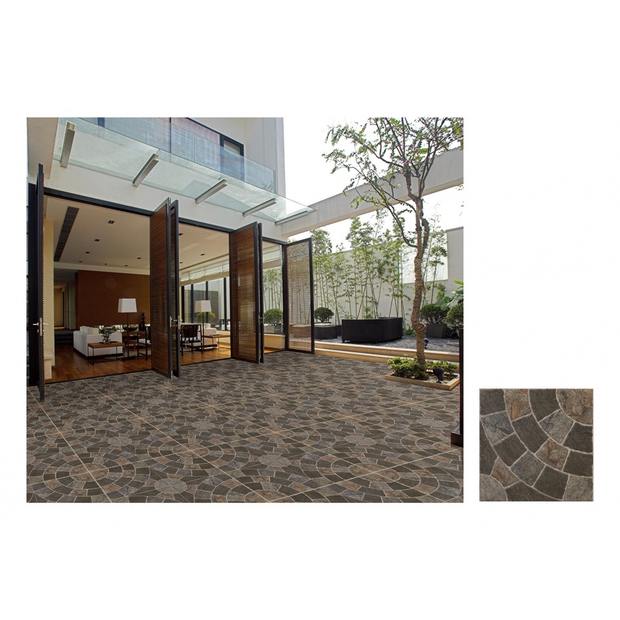 Marbella กระเบื้องเซรามิคปูพื้น 40X40 ซม. รุ่น เซอร์ริส-เกรย์ HP4405 Matt (12P)