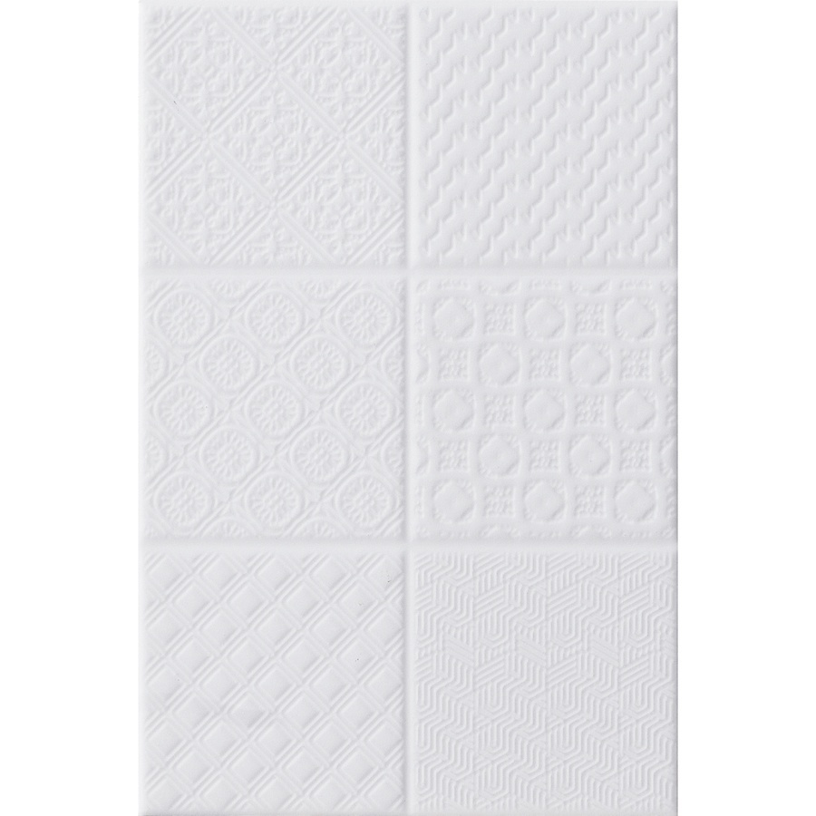 Marbella กระเบื้องเซรามิคปูผนัง 20X30 ซม. เจลลี่ไวท์ ZX2015 Gloss (25P)