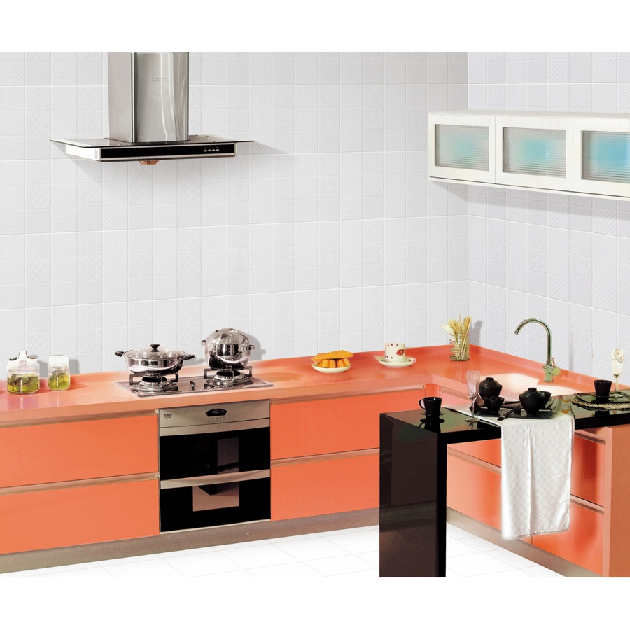 Marbella กระเบื้องเซรามิคปูผนัง 20X30 ซม. เจลลี่ไวท์ ZX2015 Gloss (25P)