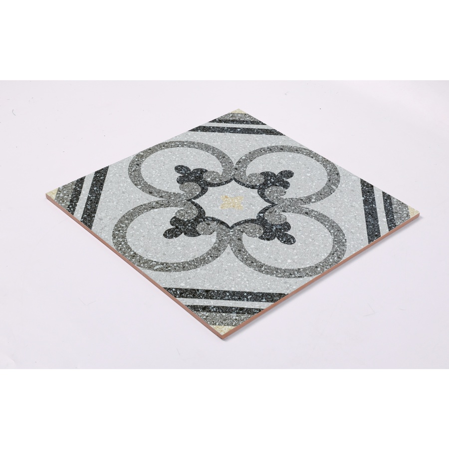 Marbella กระเบื้องเซรามิคปูพื้น 40X40 ซม. รุ่น คลาสสิคฟลาวเวอร์ JMZ40215 Matt (12P)