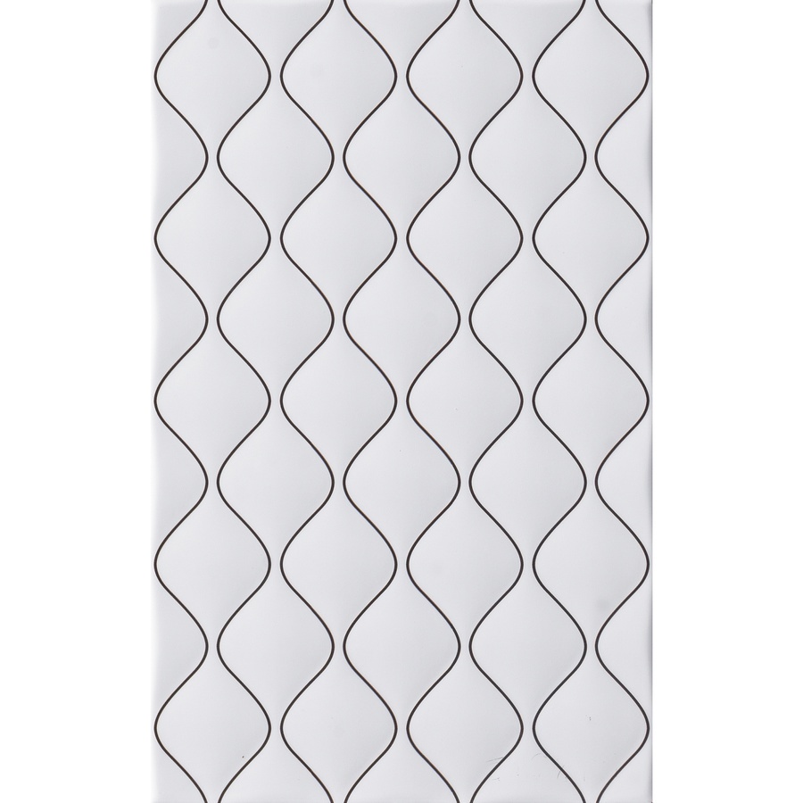 Marbella กระเบื้องเซรามิคปูผนัง 25X40 ซม. ไดมอนด์ ไวท์ TJ2502 Gloss (15P)