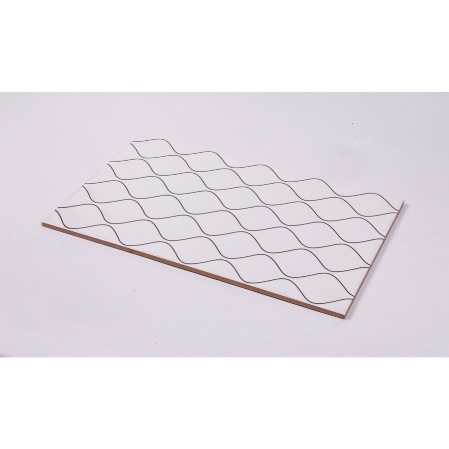 Marbella กระเบื้องเซรามิคปูผนัง 25X40 ซม. ไดมอนด์ ไวท์ TJ2502 Gloss (15P)