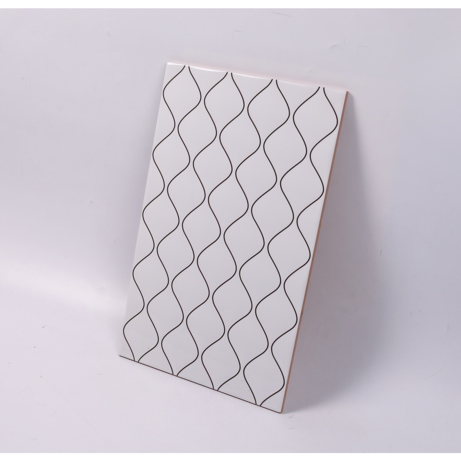Marbella กระเบื้องเซรามิคปูผนัง 25X40 ซม. ไดมอนด์ ไวท์ TJ2502 Gloss (15P)