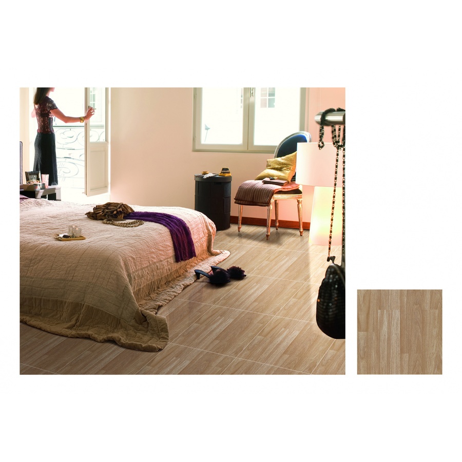 Marbella กระเบื้องพอร์ซเลน 60x60 ซม. wood matt 4276A Satin (4P)